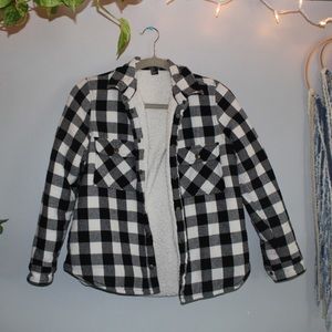 Fleece Lined Flannel Jacket